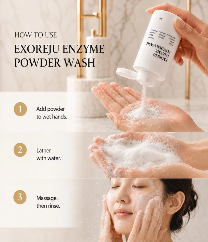 EXOREJU Enzyme Powder Wash, 80g